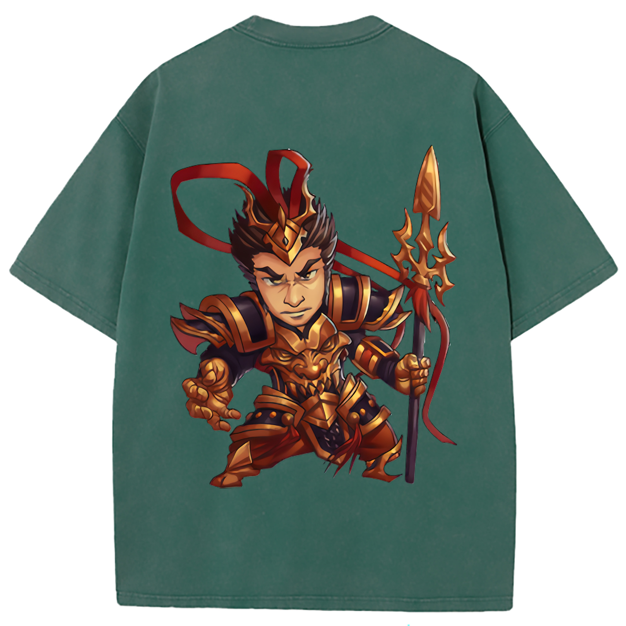 （画像用） リーグ・オブ・レジェンド League of Legends LOL 綿100% ヴィンテージ風 半袖Tシャツ（背面プリント）